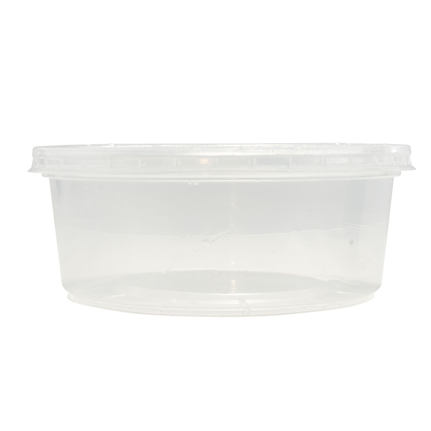 EcoSystems Polypropylene Round Deli Container, Translucent, 8 oz