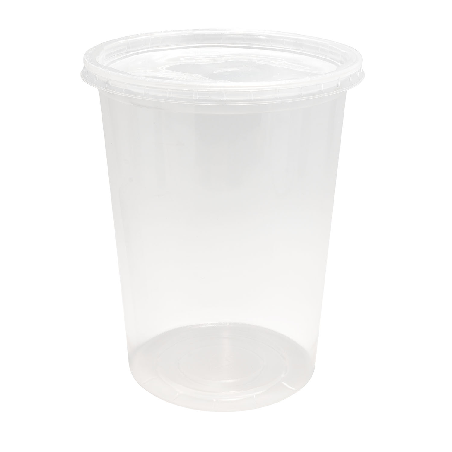 EcoSystems Polypropylene Round Deli Container, Translucent, X-Large, 32 oz - Image 3