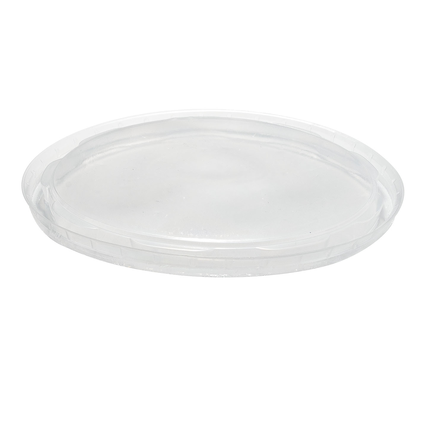 EcoSystems Polypropylene Thermoformed Recessed Lid, Translucent, 8-32 oz, 1/CS/500