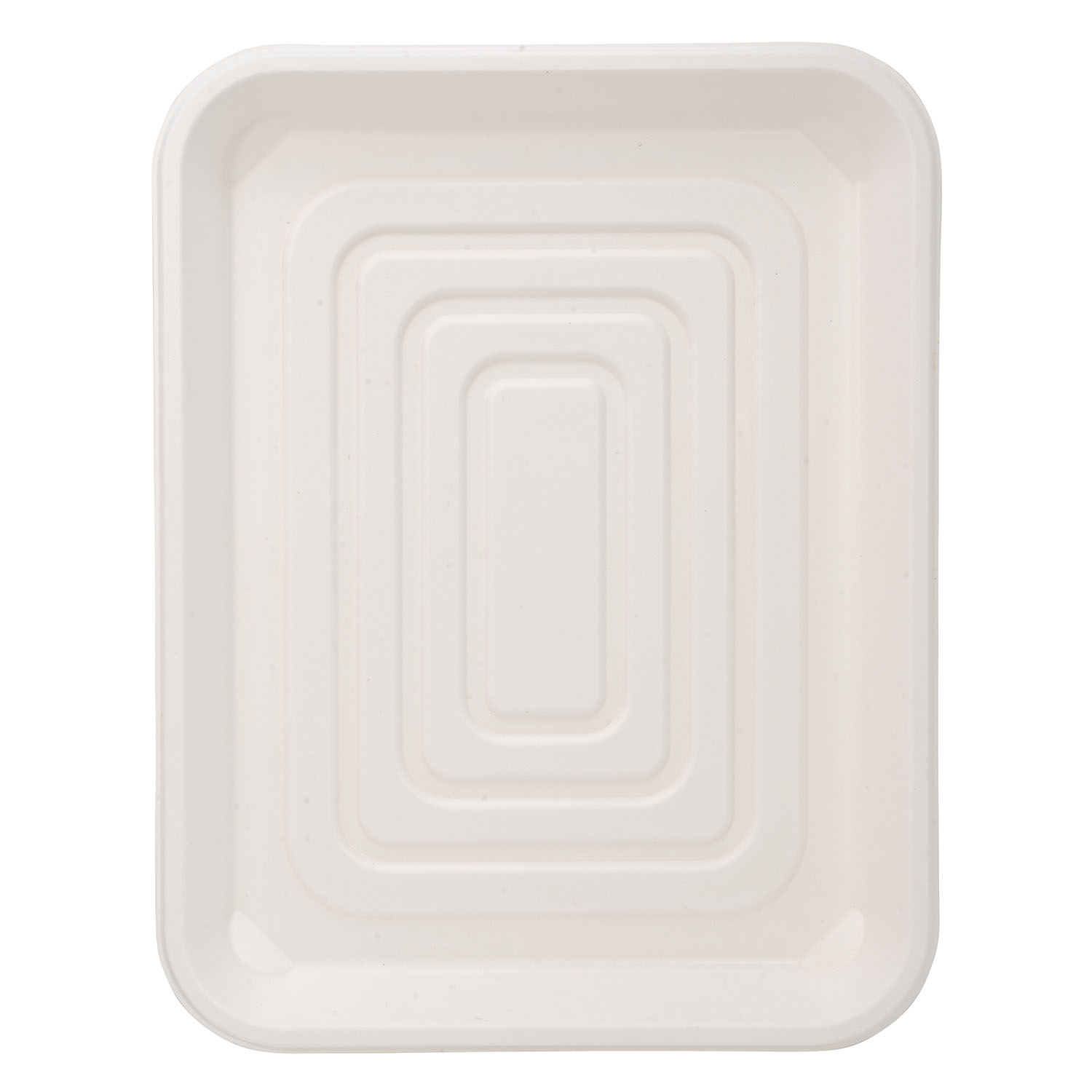 EcoSystems Molded Fiber Tray, White, 14" x 18", N/A PFAS, 1/CS/100