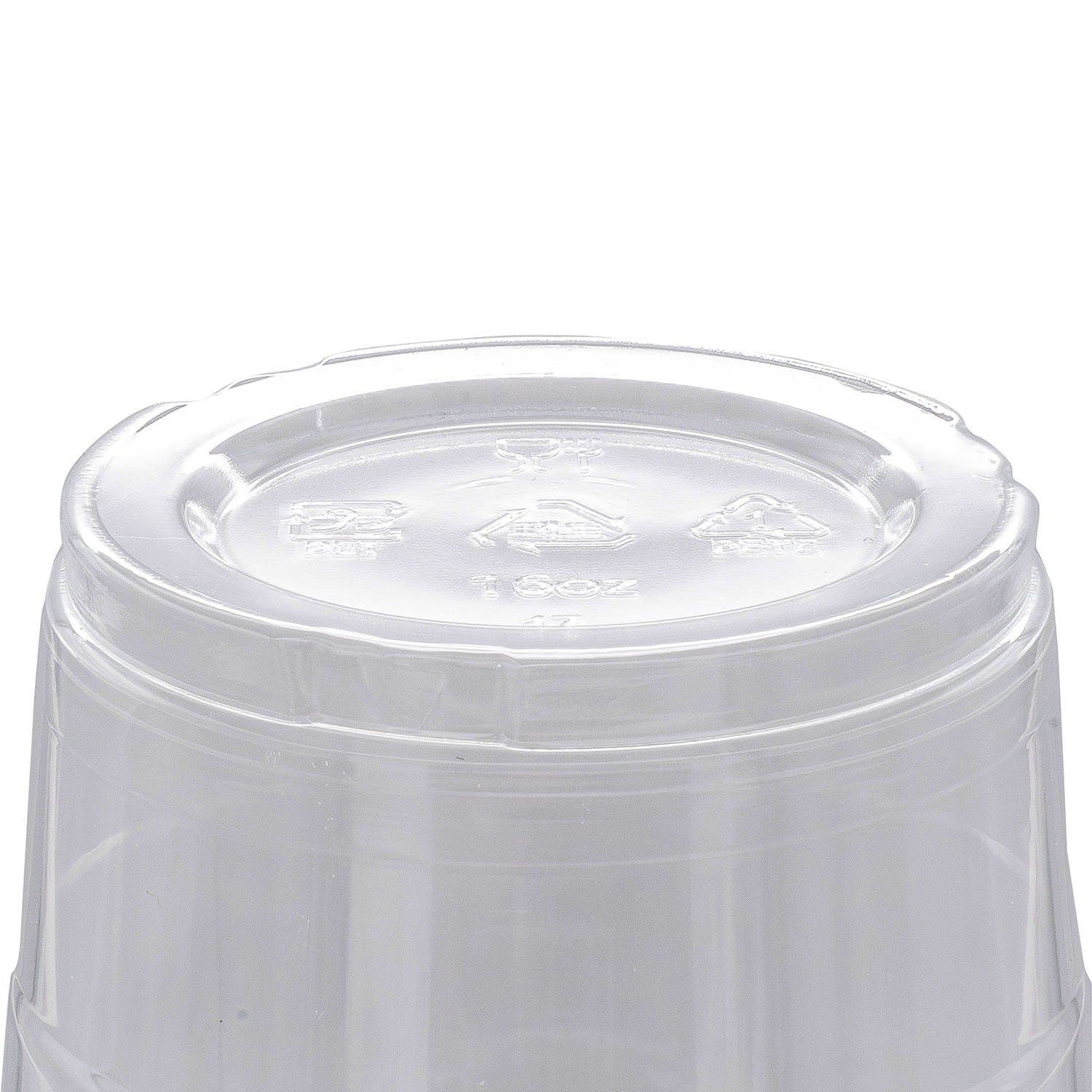 EcoSystems 30% Post Consumer rPET Cold Cup, Clear, 16 oz - Image 3