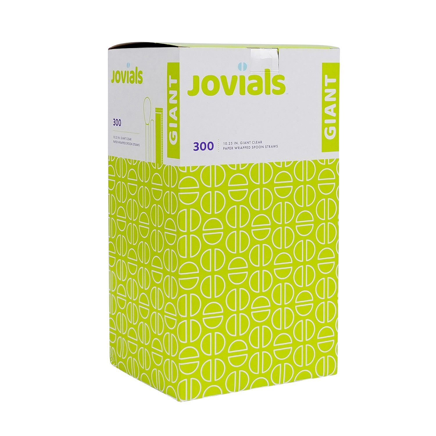 Jovials™ Giant Paper Wrapped Spoon Straw, Clear, 10.25" - Image 5