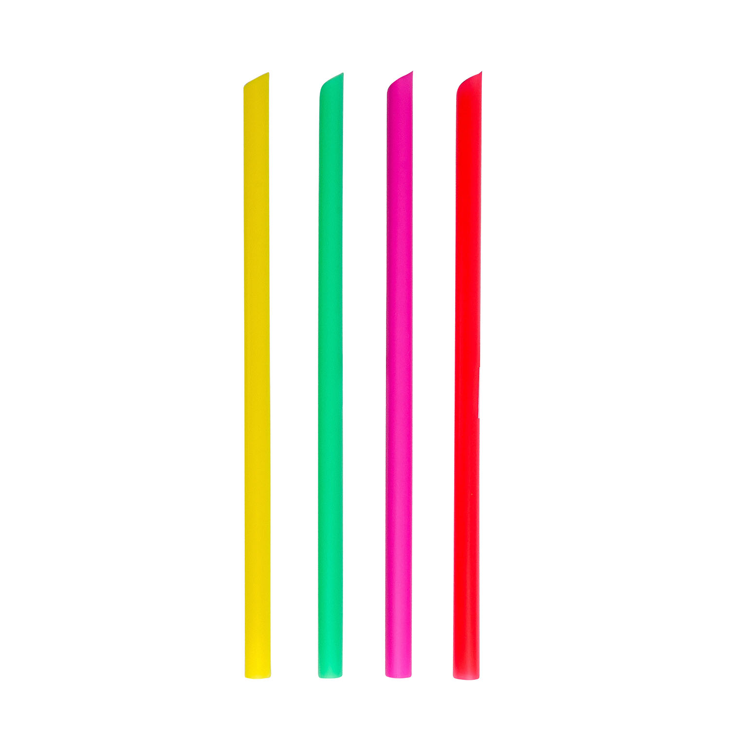 Jovials™ Poly Wrapped Boba Diagonal Cut Straw, Neon, 9" - Image 5