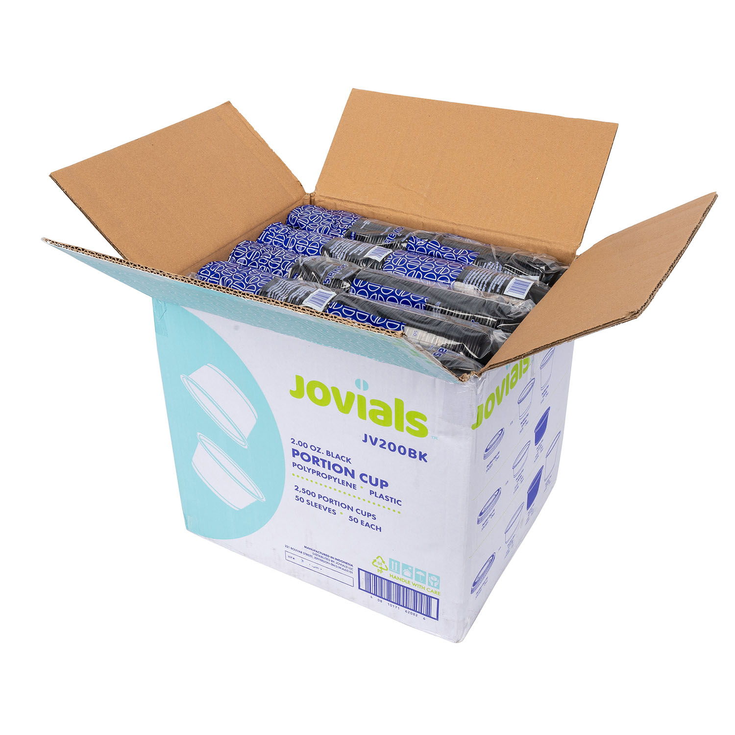 Jovials™ Polypropylene Portion Cup, Black, 2 oz - Image 4