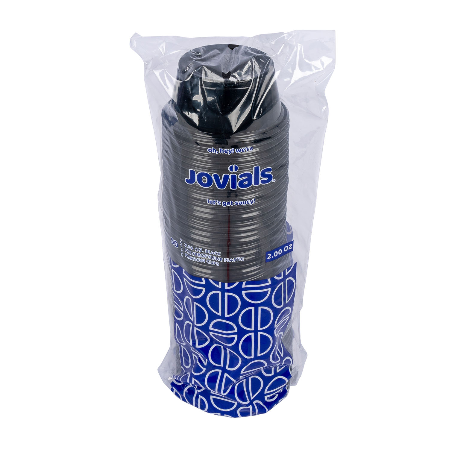 Jovials™ Polypropylene Portion Cup, Black, 2 oz - Image 2