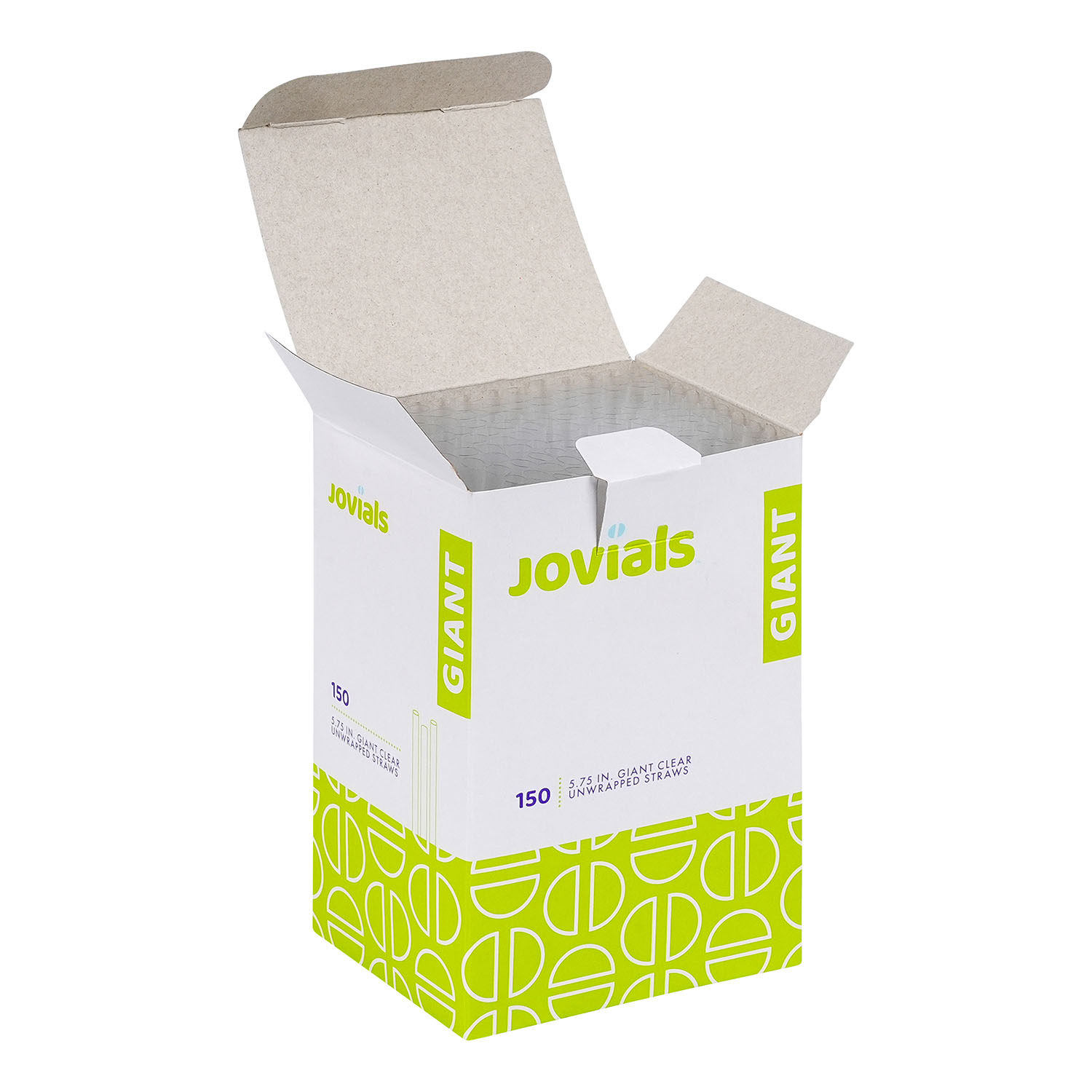 Jovials™ Giant Unwrapped Straw, Clear, 5.75" - Image 3