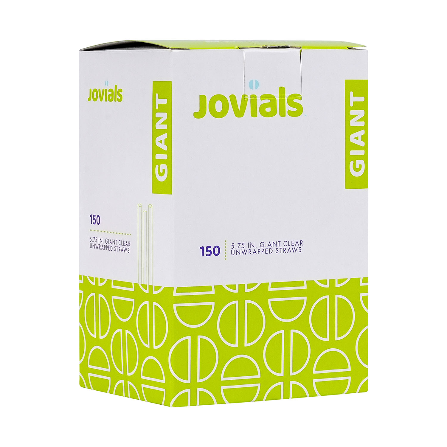 Jovials™ Giant Unwrapped Straw, Clear, 5.75" - Image 2