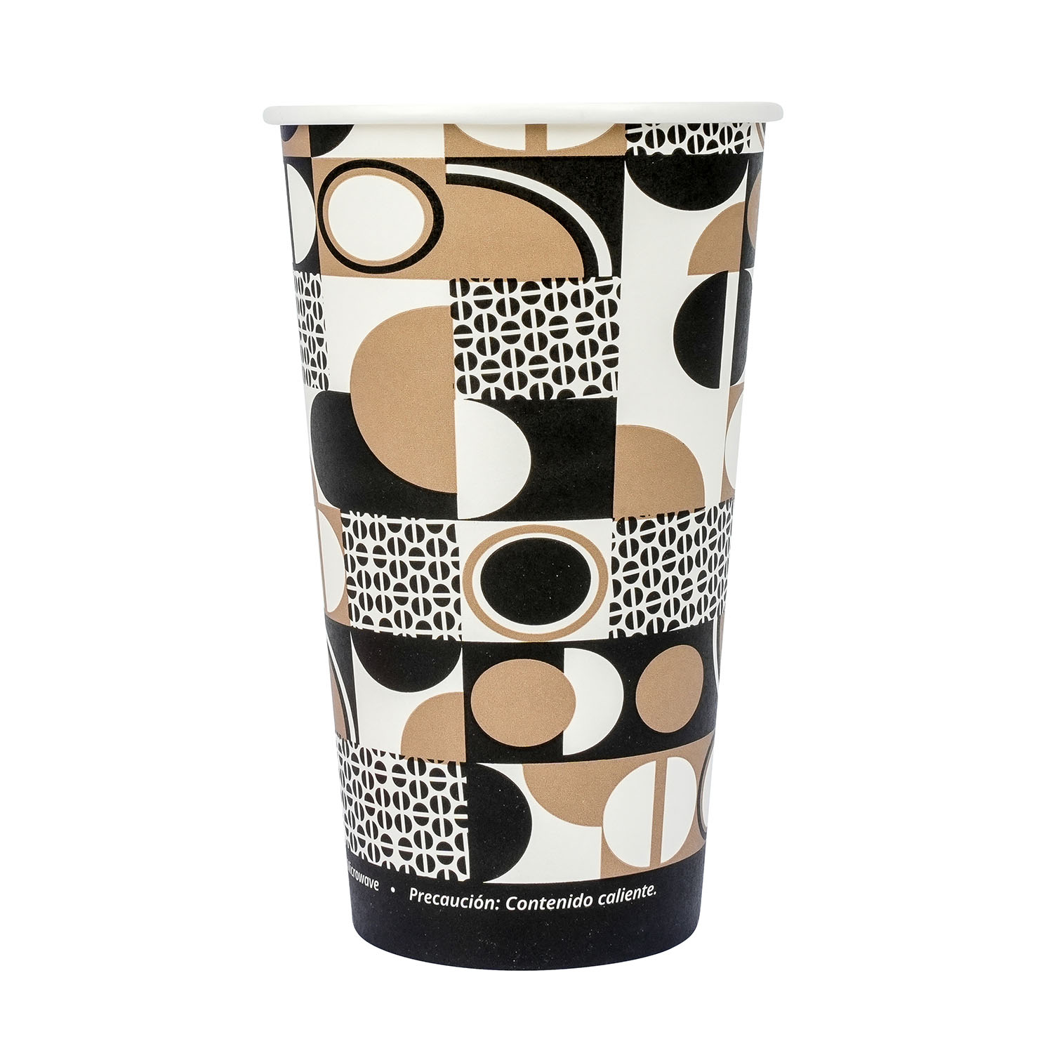 Jovials™ Paper Single Wall Hot Cup, Coffee Stock Print, 16 oz - Image 5