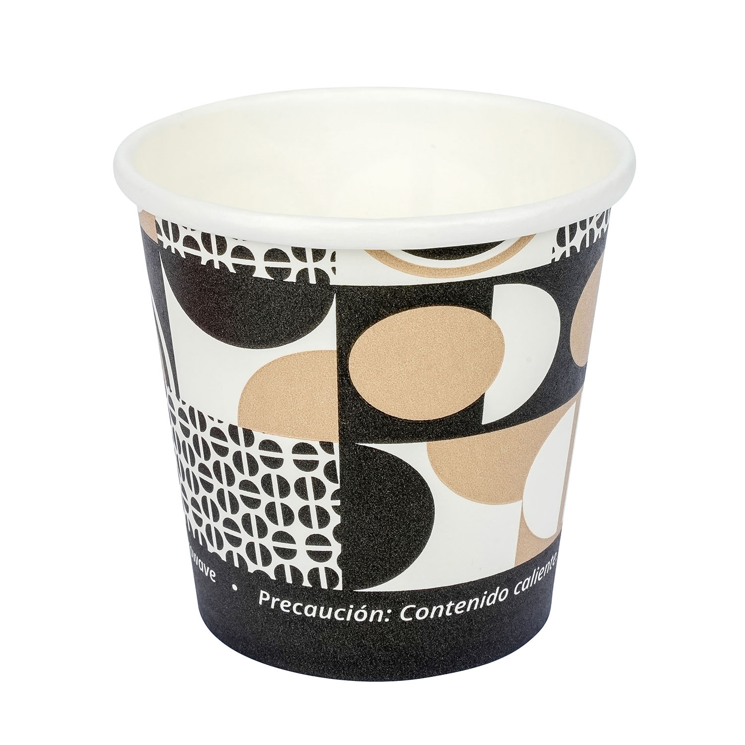 Jovials™ Paper Single Wall Hot Cup, Coffee Stock Print, 4 oz - Image 5