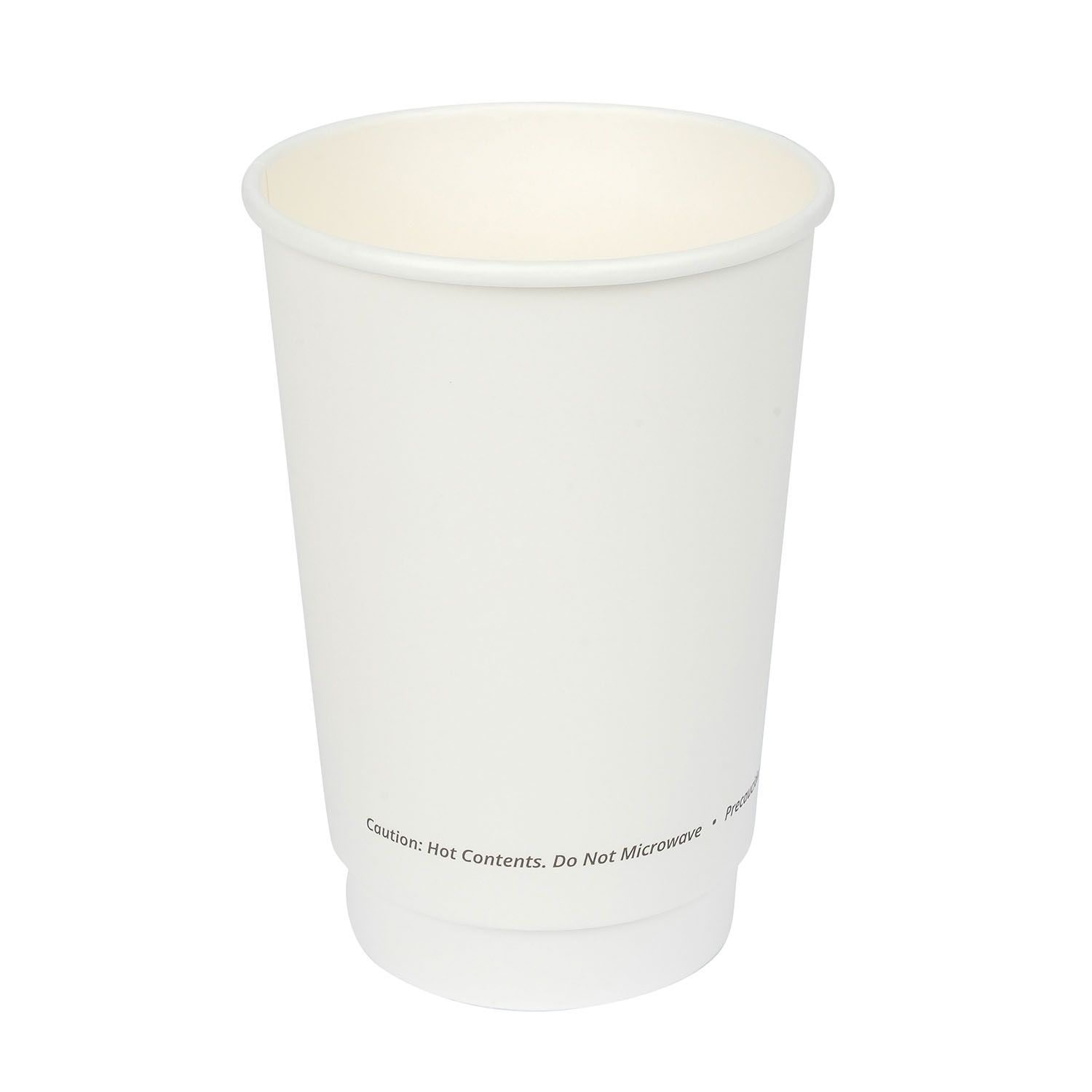 Jovials™ Paper Double Wall Hot Cup, White, 16 oz
