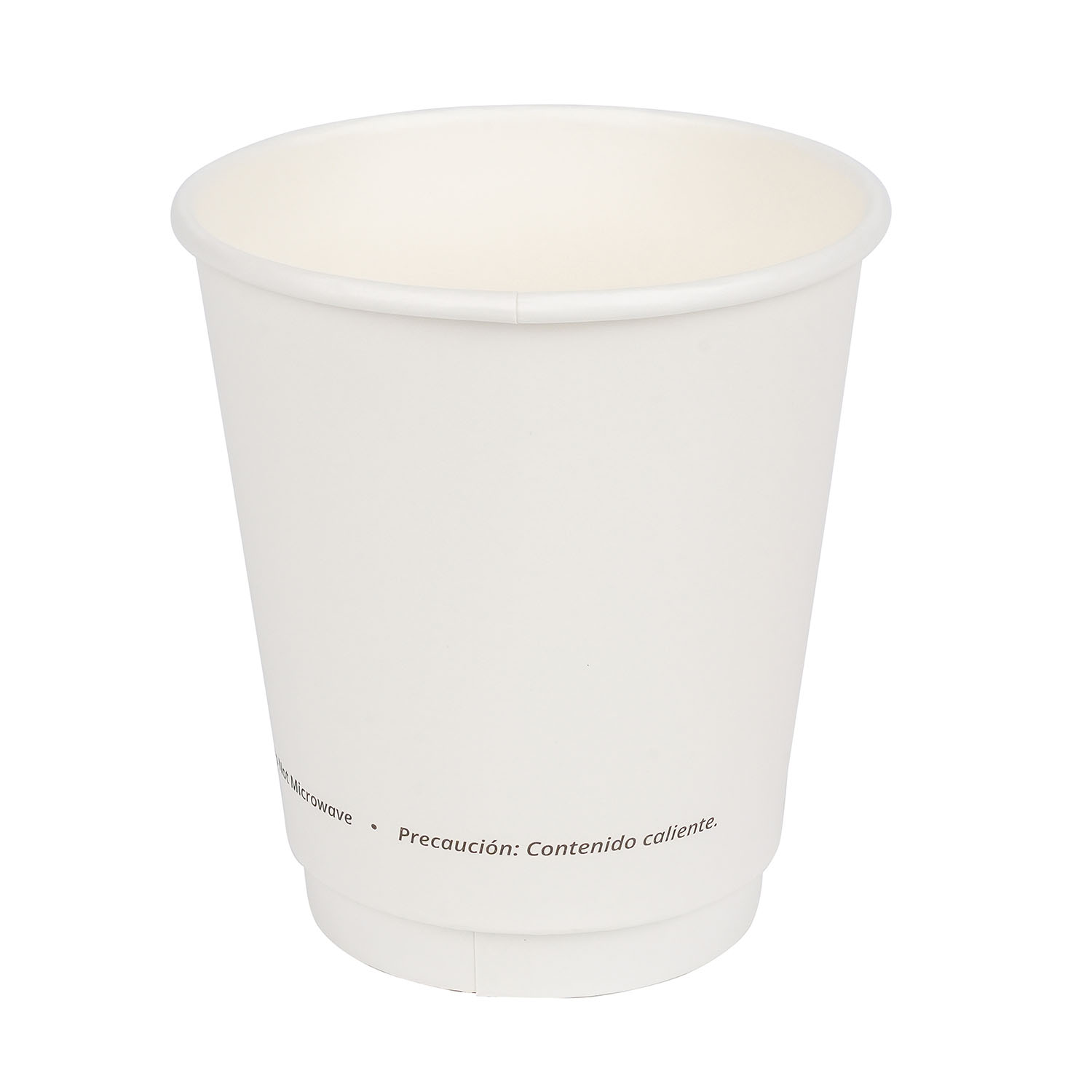 Jovials™ Paper Double Wall Hot Cup, White, 12 oz