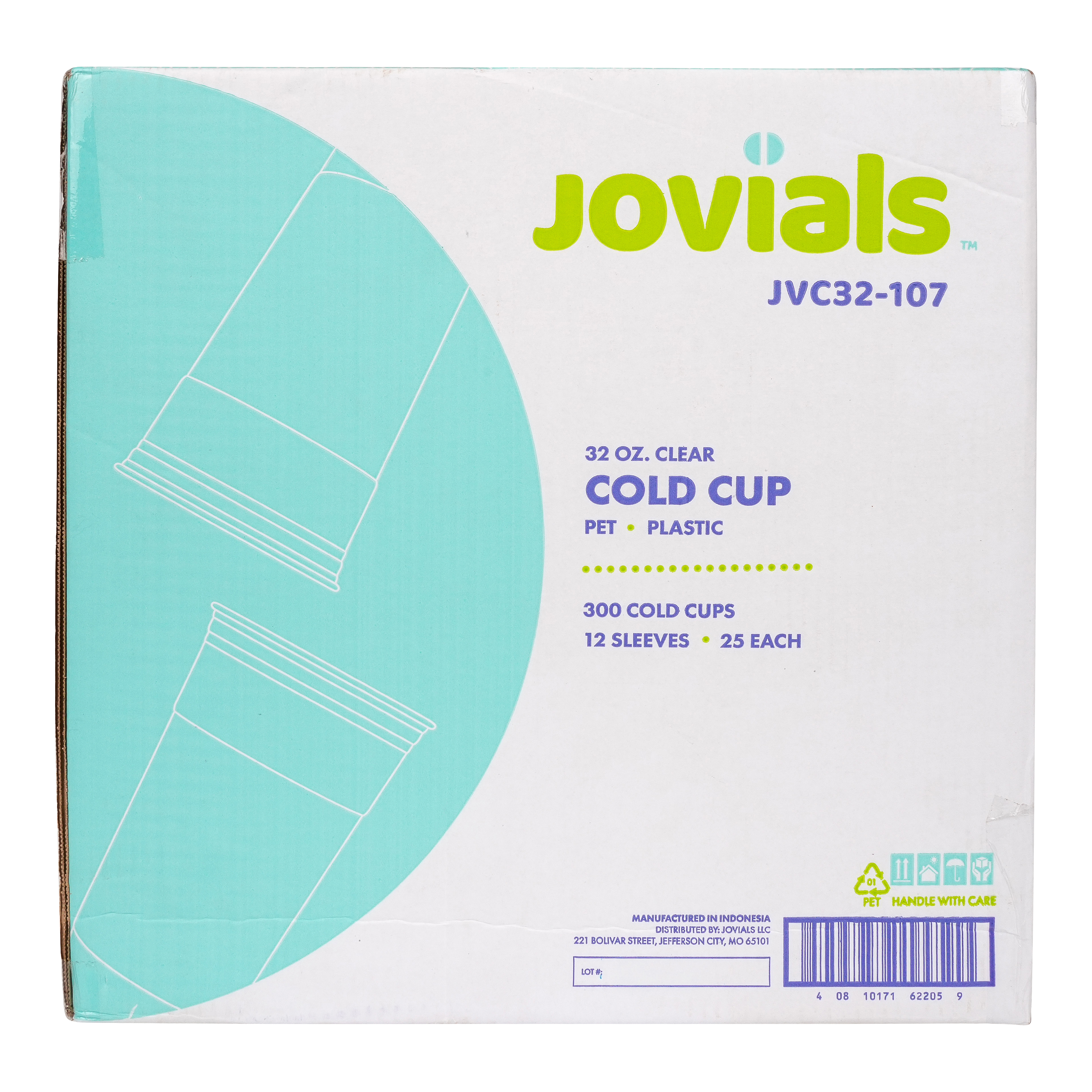Jovials™ PET Cold Cup, Clear, 32 oz - Image 5
