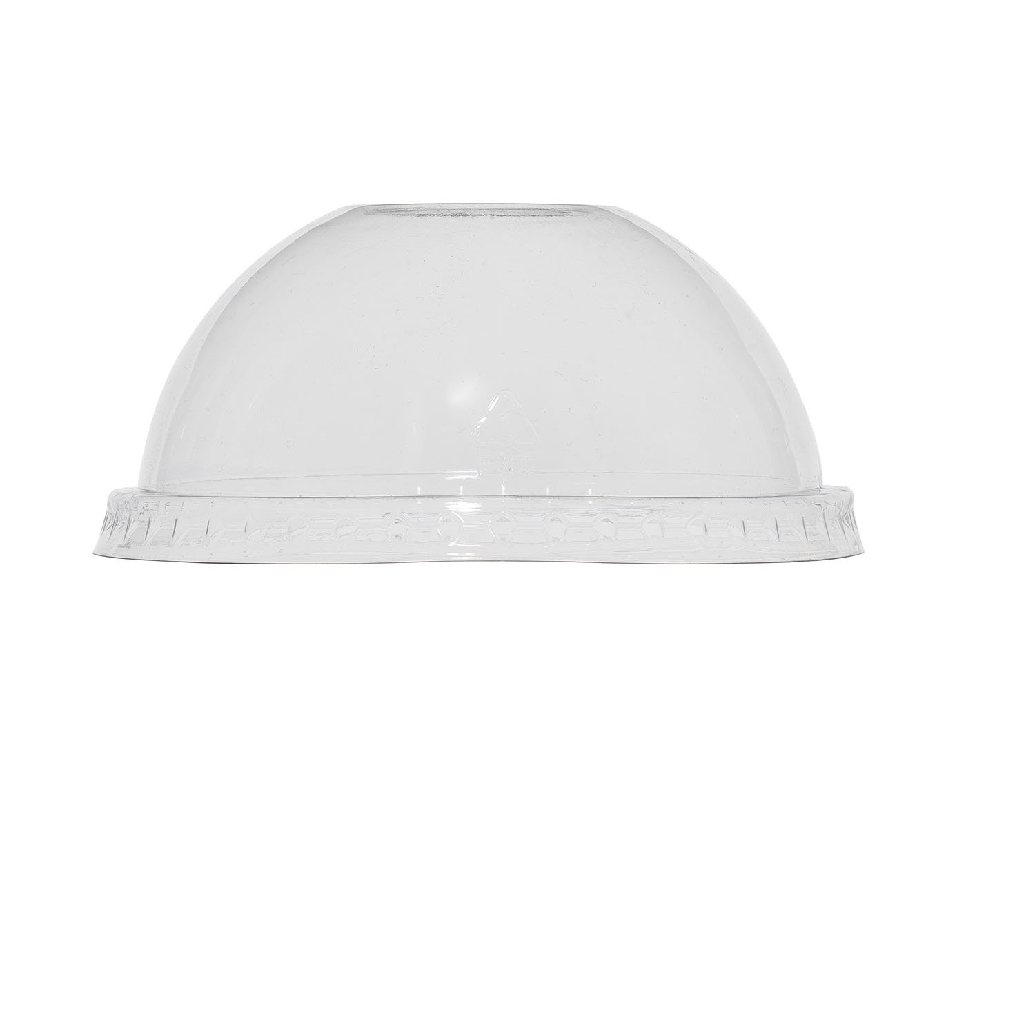 Jovials™ PET Dome Lid with Small Hole, Clear, Fits 12 Squat/16/20/24 oz - Image 2