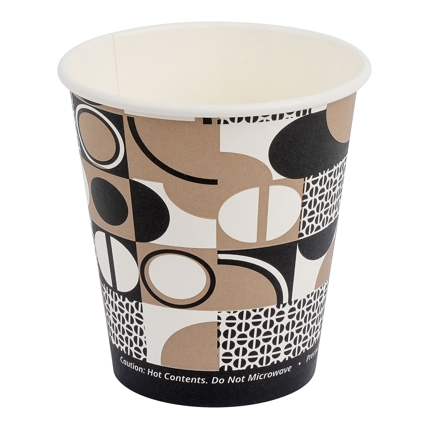 Jovials™ Paper Single Wall Hot Cup, Coffee Stock Print, 10 oz - Image 3