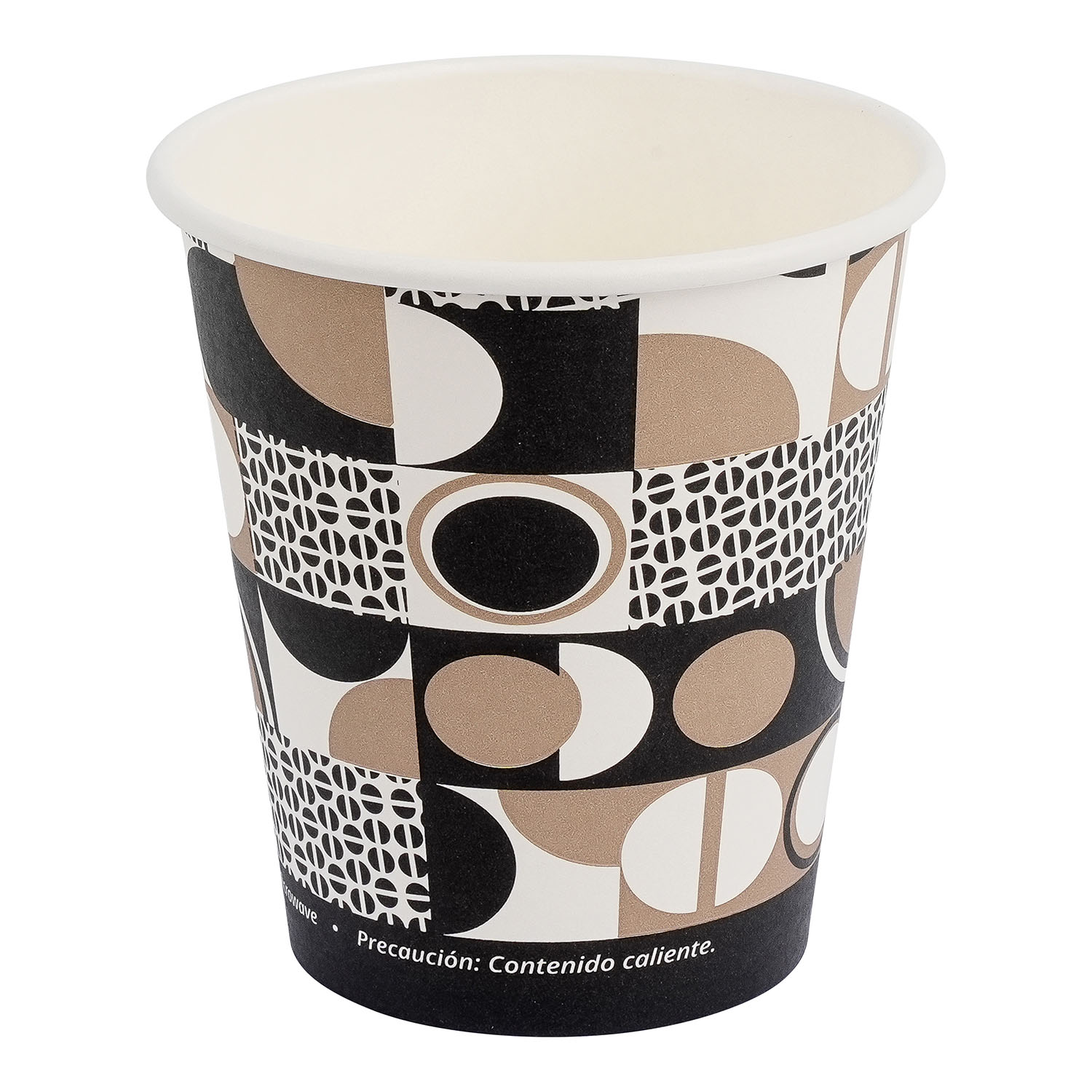 Jovials™ Paper Single Wall Hot Cup, Coffee Stock Print, 10 oz - Image 4
