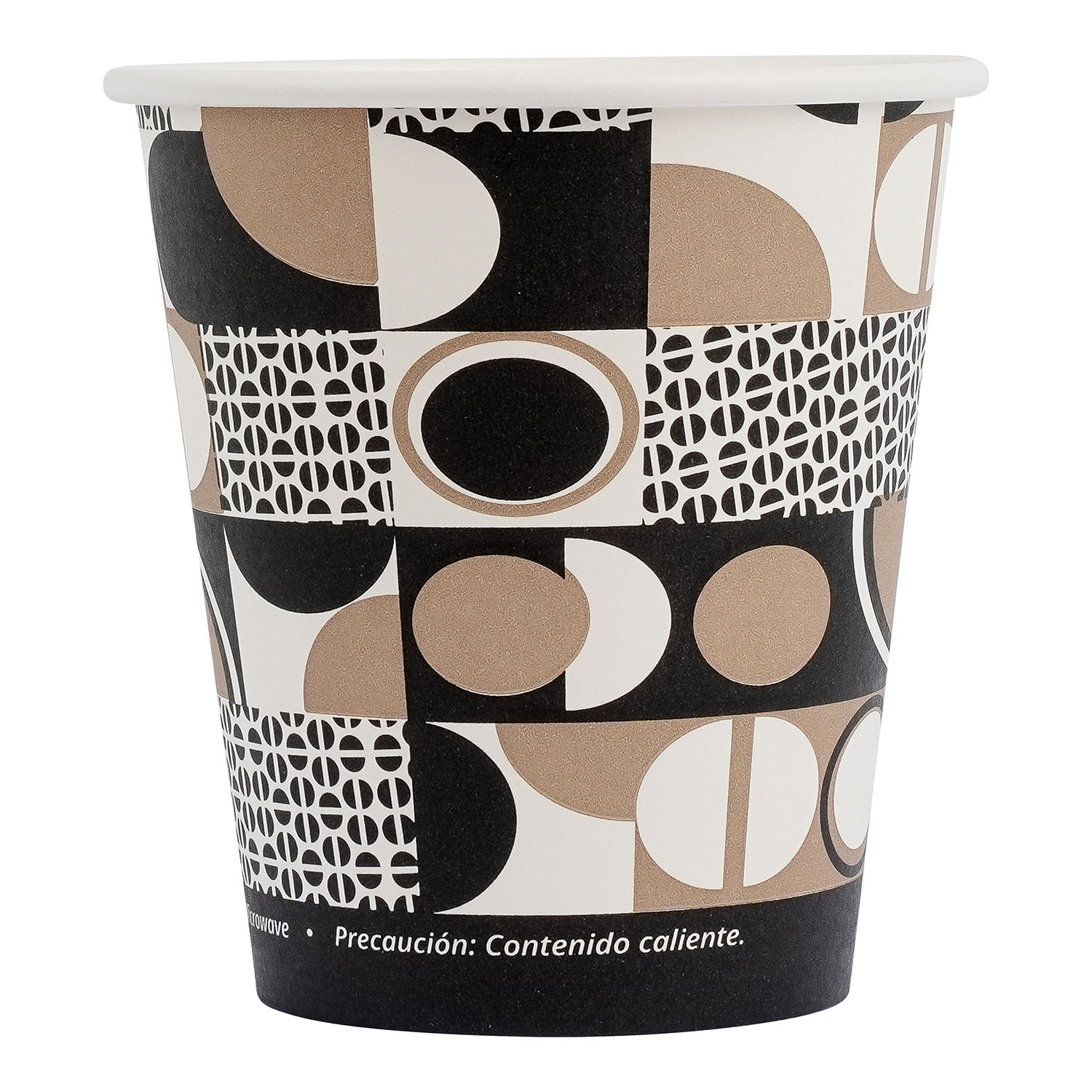 Jovials™ Paper Single Wall Hot Cup, Coffee Stock Print, 10 oz - Image 5